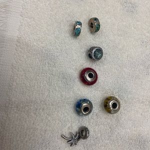 Pandora charms and spacers